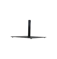 Meridian Furniture Belize Matte Black Steel Patio Umbrella Base