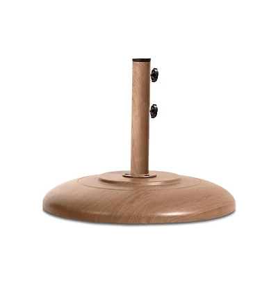 Meridian Furniture Cozumel Teak Steel Patio Umbrella Base
