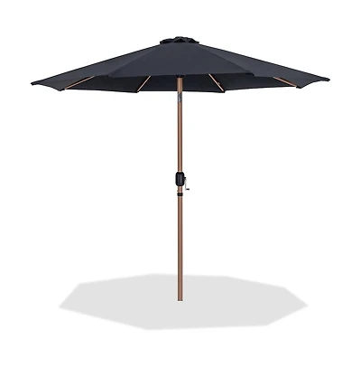 Meridian Furniture Fiji Black Fabric Patio Umbrellas