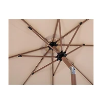 Meridian Furniture Fiji Beige Fabric Patio Umbrellas