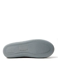 Dearfoams Women's Hayes Soft Knit Moccasin House Shoe Slipper