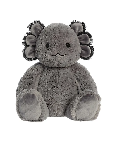 Aurora Medium Axolotl Cuddly Plush Toy Black 12"