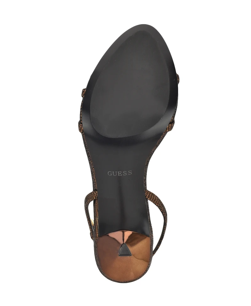 Guess Women's Connee Strappy Stiletto Dress Sandals