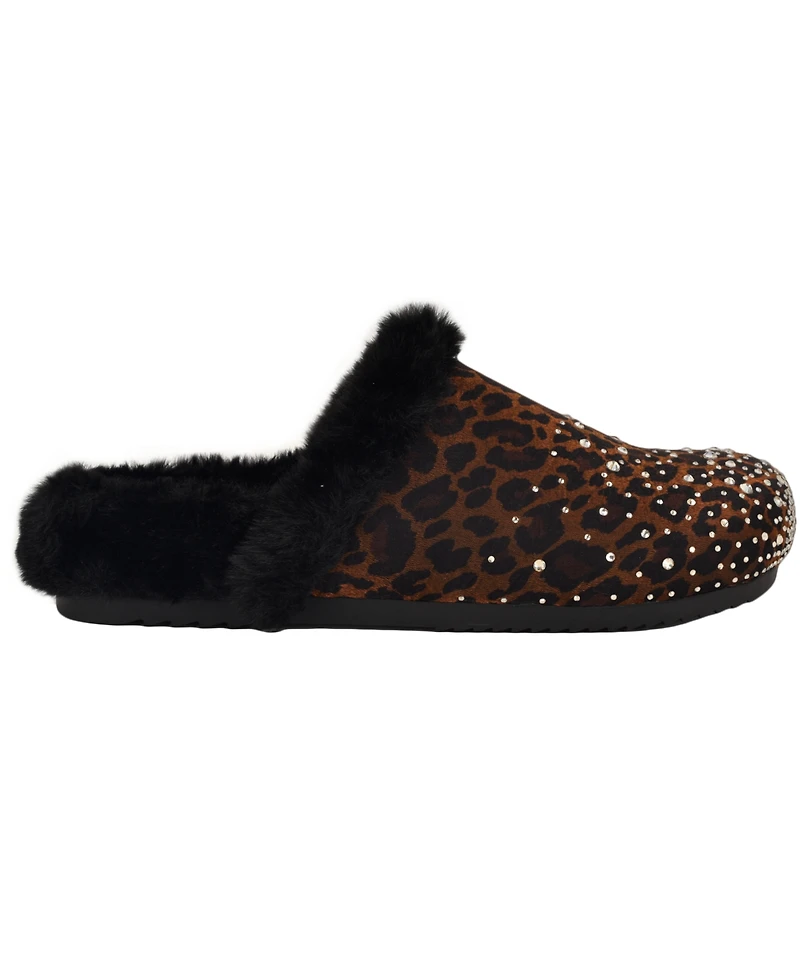 Guess Women's Gascona Embellished Cozy Slip-On Logo Clogs