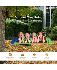 Akiudex Adjustable Platform Tree Swing for Kids and Adults, 700 lbs Capacity