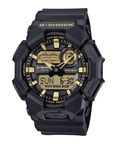 G-Shock Men's Black Resin Watch, 51.9mm