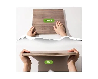 Robotime 3D Puzzles Walnut Plywood Sheets,3mm Laser Wood Sheets for Laser Cutting, Engraving Wood Burning, Multicolored, 11.81"16.54"0.79&#x
