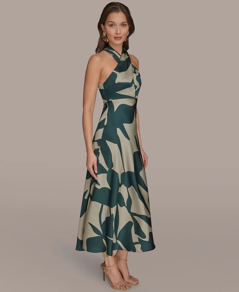 Donna Karan New York Women's Halter Neck Maxi Dress
