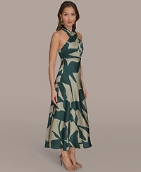 Donna Karan New York Women's Halter Neck Maxi Dress