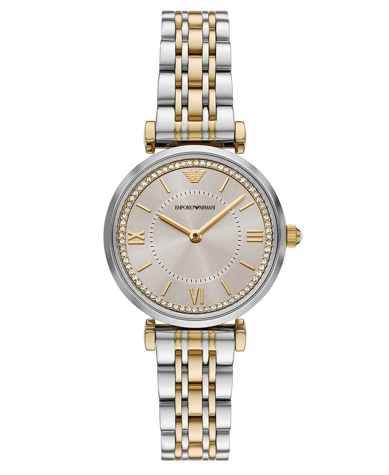 Emporio Armani Women's Two-Tone Stainless Steel Bracelet Watch 32mm