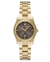 Emporio Armani Women's Gold-Tone Stainless Steel Bracelet Watch 32mm