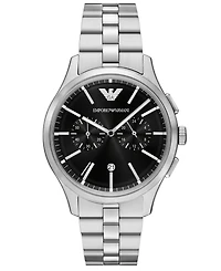 Emporio Armani Men's Chronograph Stainless Steel Bracelet Watch 42mm