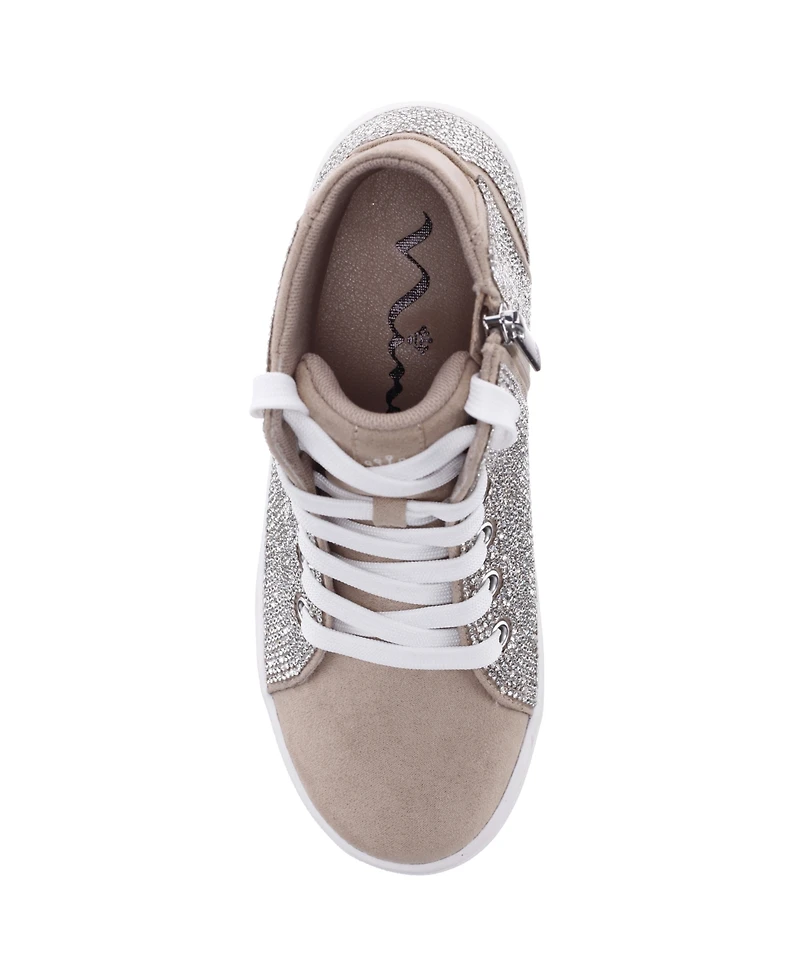Nina Big Girls Kula Crystal High Top Sneakers