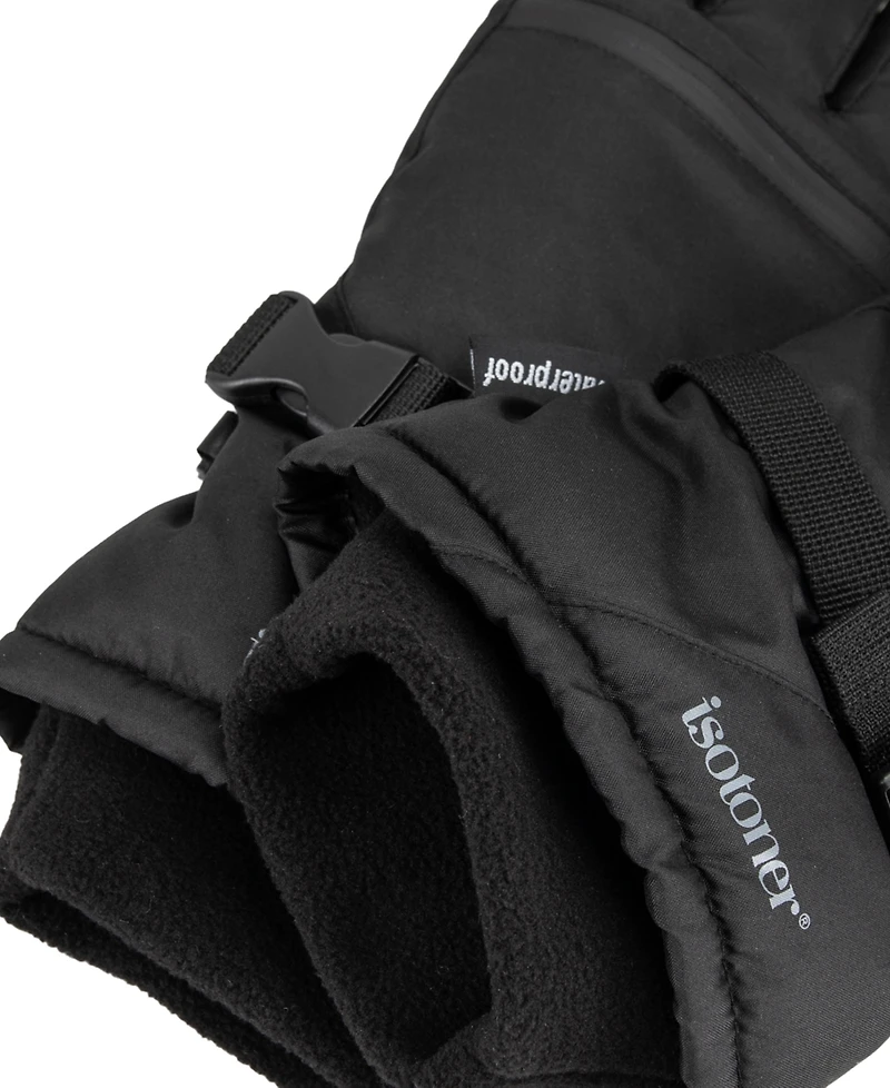 Isotoner Signature Men's Quilted Ski Gloves