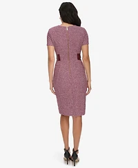 Calvin Klein Women's Short Sleeve Sheath Dress