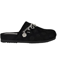 Guess Women's Gavyn Charms Logo Slip-On Clogs