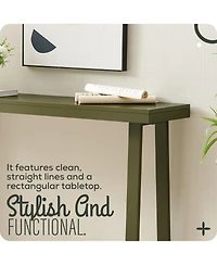 Kings Brand Furniture Claude Narrow Console Table Perfect for Sofa Table, Entryway Hallway, Living Room