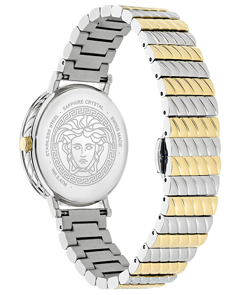 Versace Women's Swiss Delphinus Two-Tone Bracelet Watch 35mm