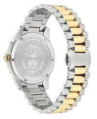 Versace Men's Swiss Apodis Gmt Two-Tone Bracelet Watch 41mm