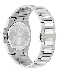 Versace Men's Swiss Tolomeo Stainless Steel Bracelet Watch 40mm