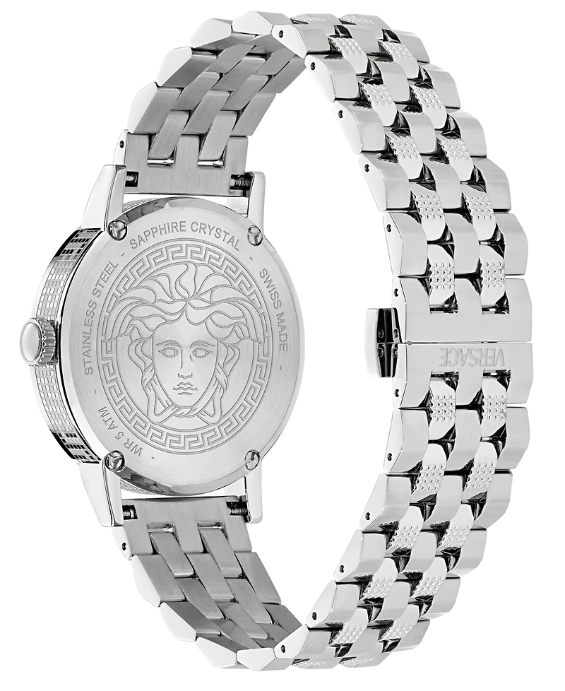 Versace Men's Swiss Albireo Stainless Steel Bracelet Watch 40mm