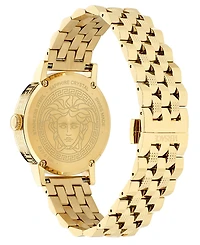 Versace Men's Swiss Albireo Gold Ion Plated Bracelet Watch 40mm
