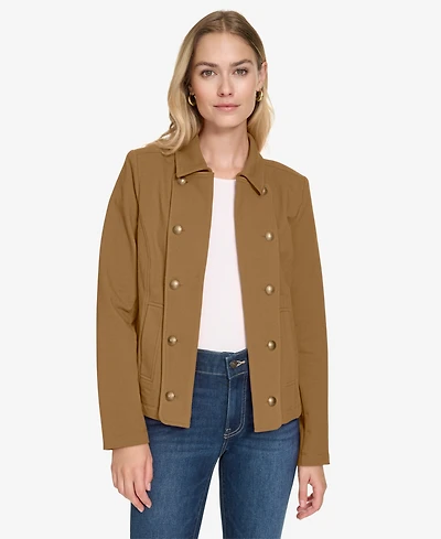 Nautica Jeans Women's Open-Front Captain's Jacket,Online Only