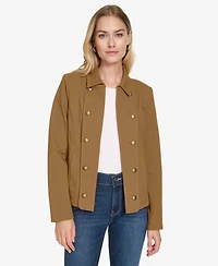 Nautica Jeans Women's Open-Front Captain's Jacket,Online Only