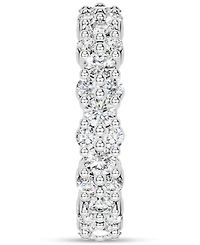 Diamond Cluster Eternity Band (2 ct. t.w.) Platinum or 14k Gold