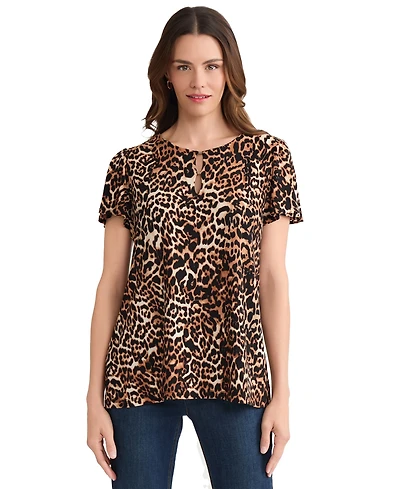 Jones New York Women's Flutter Sleeve Tops