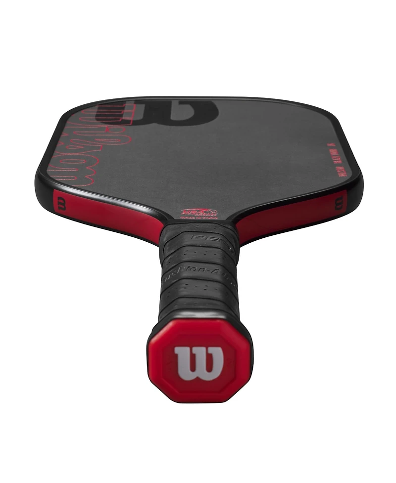 Wilson Blaze Tour 16 Pickleball Paddle - Black/Red / 4 1/4 / 8.1 Oz