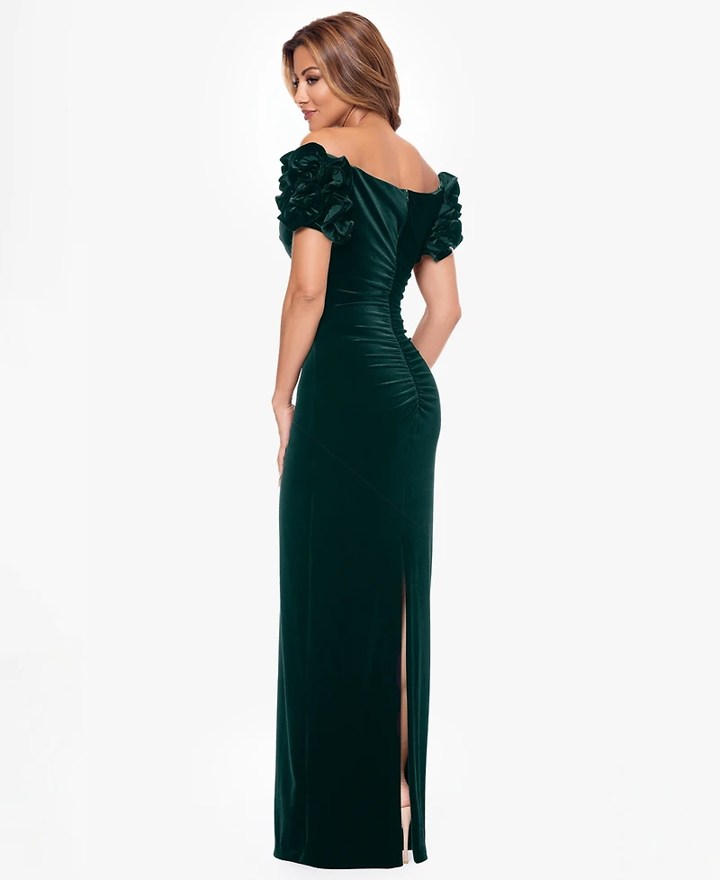 Xscape Women's Petite Sleeveless Maxi Dress