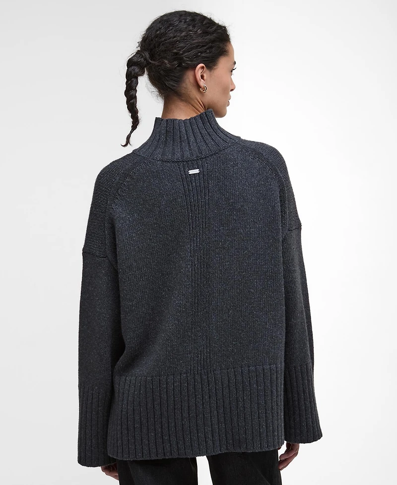 Barbour Women's Funnel Neck Knit Jumper