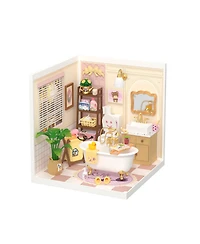 Robotime 3D Puzzles Super Creator Pop Bubble Bathroom Plastic Building Set Toys Playset Gifts for Teens Adults, Multicolored, 7.36"2.76"11.3