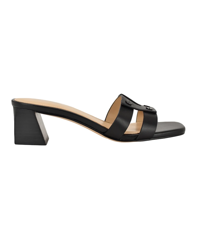 Calvin Klein Women's Andrae Slip-On Block Heel Sandals