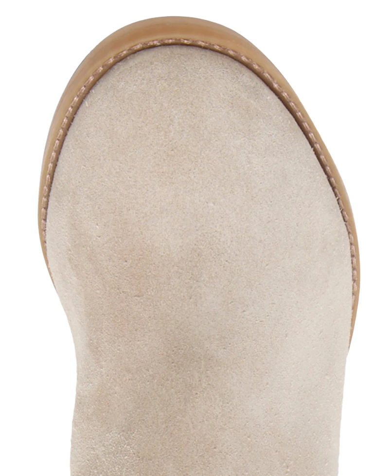 Lucky Brand Women's Boswell Fringe Knee High Block Heel Boots