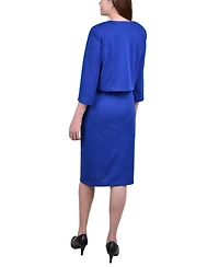 Ny Collection Petite Two Piece Dress Set