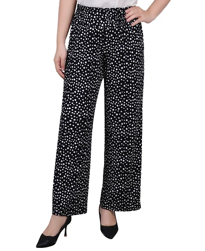 Ny Collection Petite Cropped Pull On Pants