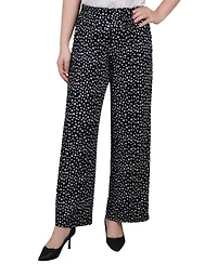 Ny Collection Petite Cropped Pull On Pants