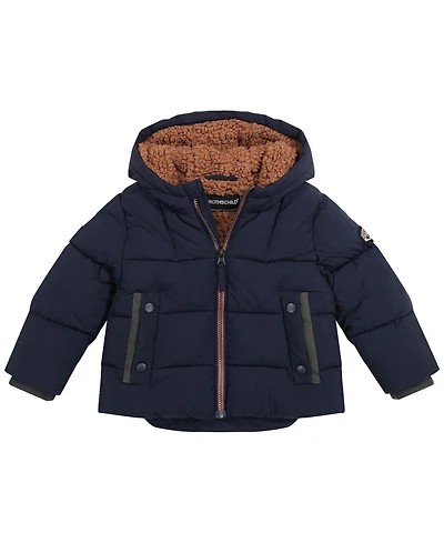 S Rothschild & Co Baby Boys Sherpa Lined Puffer Jacket
