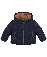 S Rothschild & Co Baby Boys Sherpa Lined Puffer Jacket