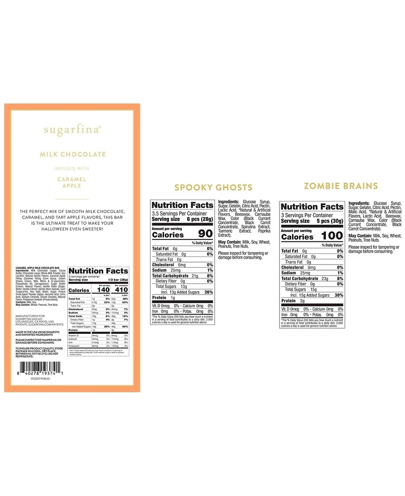 Sugarfina Fall Party Favors Bundle, 2 Pieces
