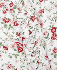 Baby Essentials Girls 4-Piece Floral Layette Set