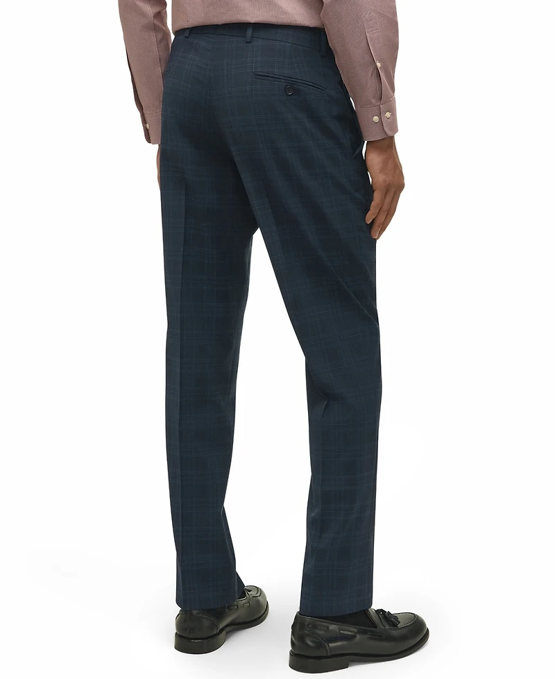B by Brooks Brothers Men's Classic-Fit Stretch Wool Blend Suit Pant