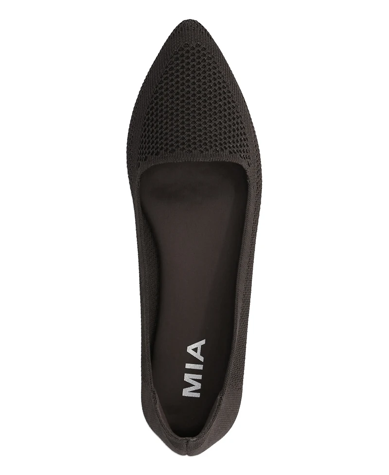 Mia Women's Corrine Ballet Knit Flats