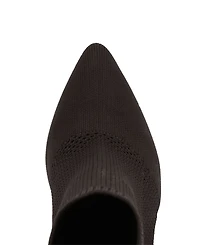 Mia Women's Pamilla Pointed Toe Knit Dress Booties
