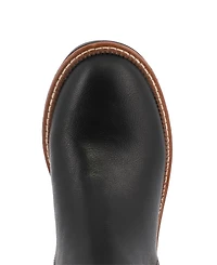 Mia Women's Paula Chelsea Stacked Heel Booties
