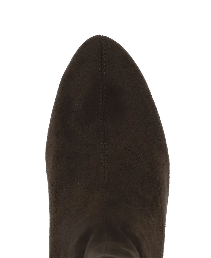 Mia Women's Thiva Block Heel Pointed Toe Dress Booties