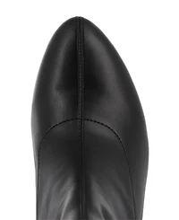 Mia Women's Thiva Block Heel Pointed Toe Dress Booties