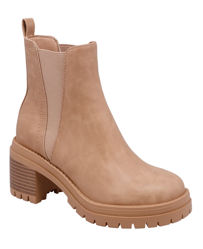 Mia Women's Adea Chelsea Lug Sole Booties